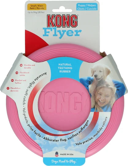 Kong flyer puppy