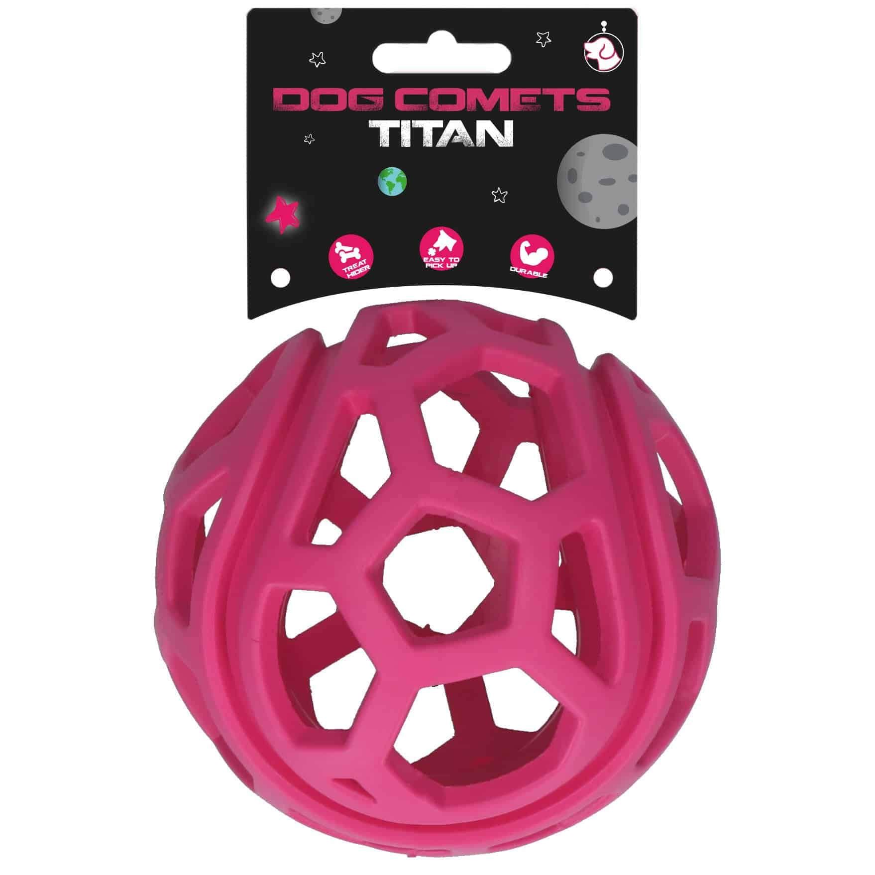 Dog Comets Titan Roze