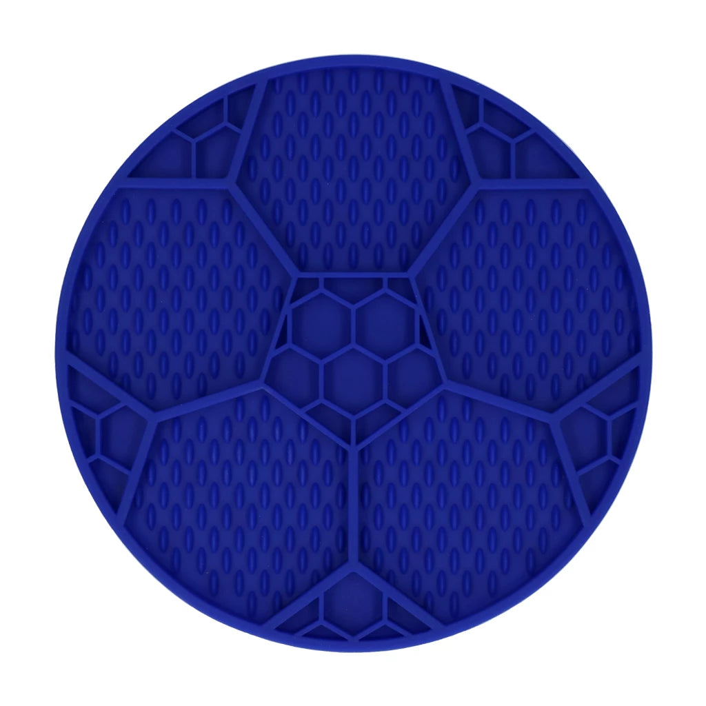 Eat Slow Live Longer Lik Mat Soccer Ball Blauw