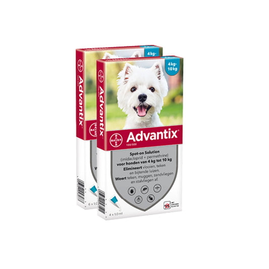 Advantix 100 Hund (4 – 10 kg) – 4 Stück