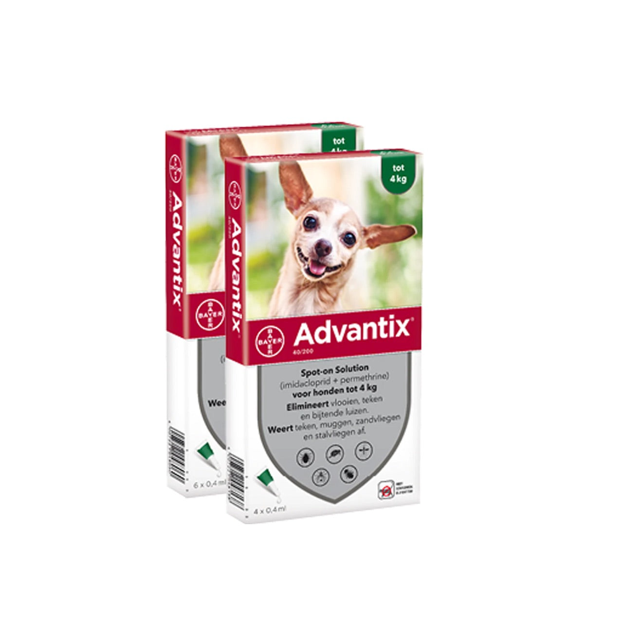 Advantix 40 Hund (&lt;4 kg) – 4 Stück