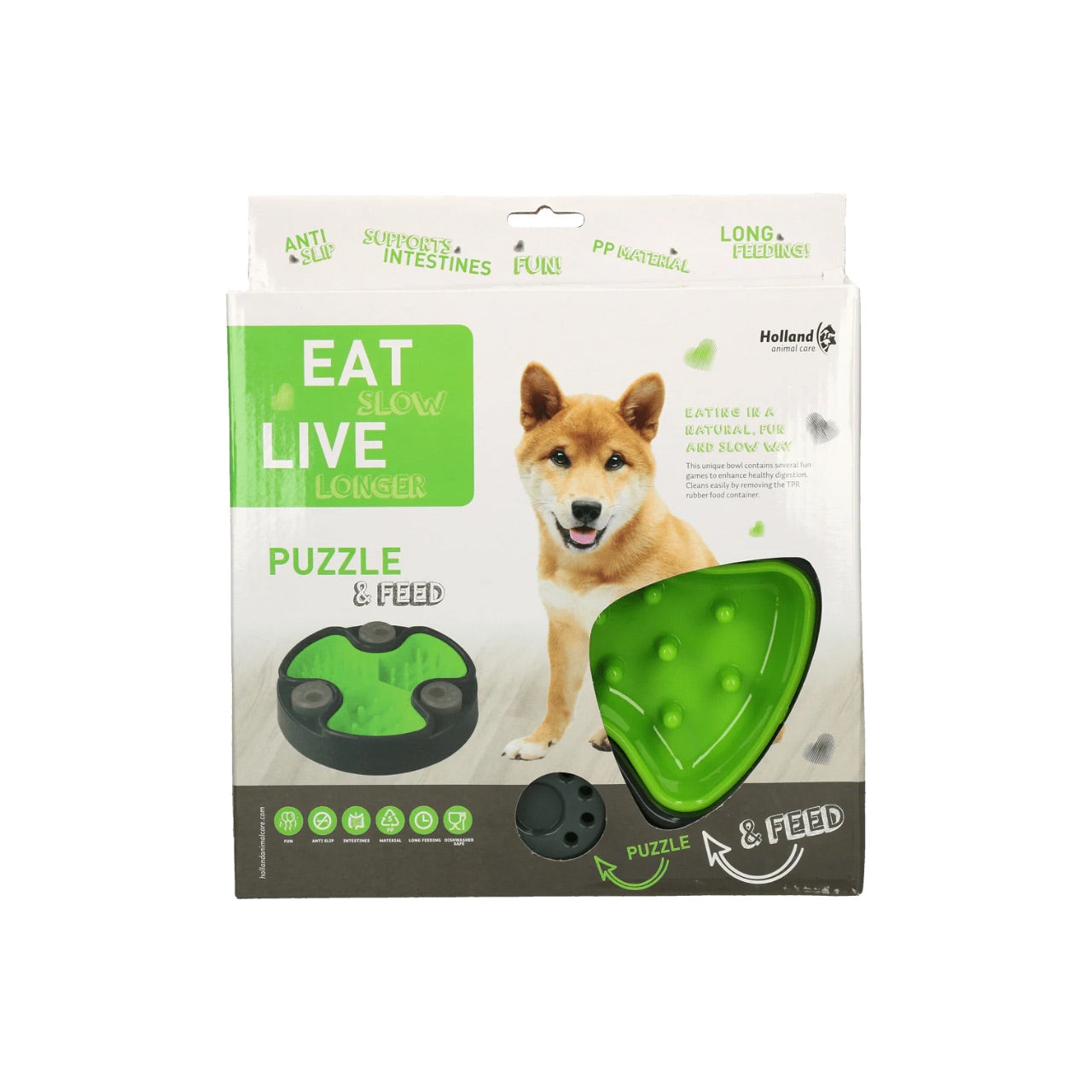 Eat Slow Live Longer Puzzle und Feed Green