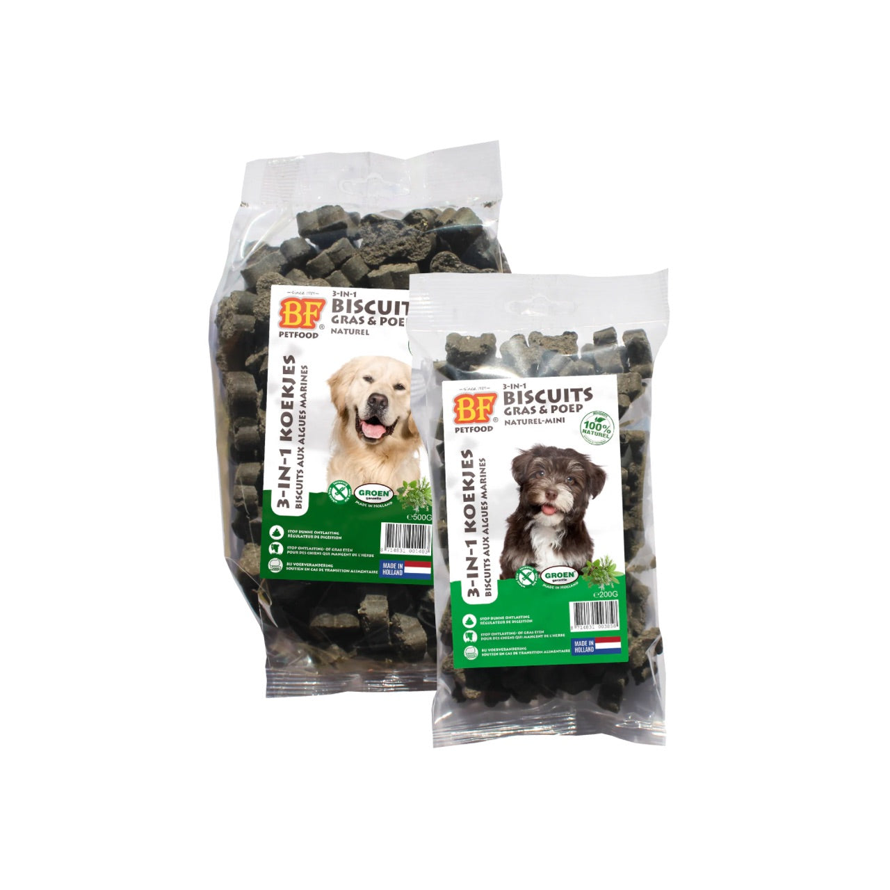 BP Petfood 3-in-1 Gras- und Kotkekse 