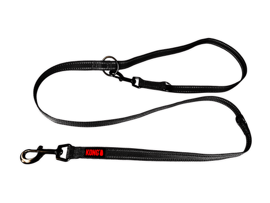 Hondenriem Kong Adjustable leash Black