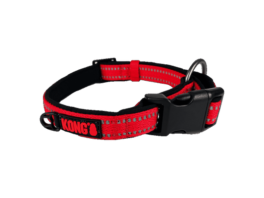 Kong Nylon Halsband Rood