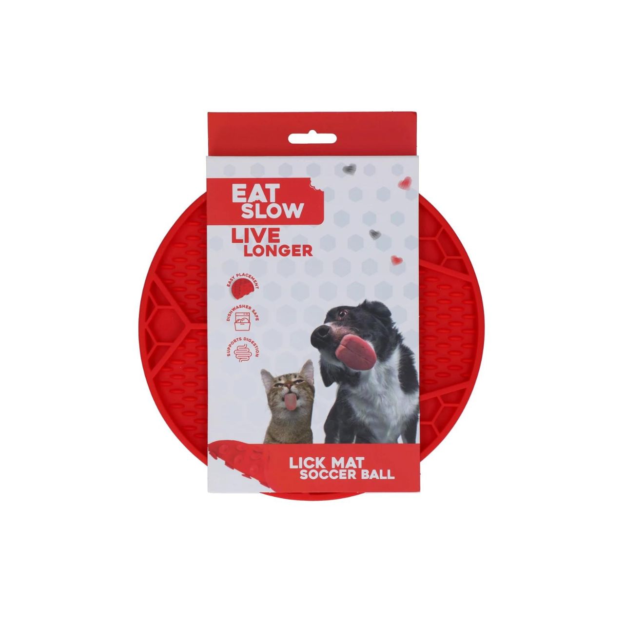 Eat Slow Live Longer Lick Mat Soccer Ball